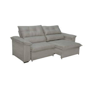 Sofá Havana 2,30m Retrátil e Reclinável Pillow 15cm | WS Móveis